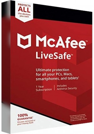 MCAfee LifeSafe 10 PCs - 1 Year (EU)