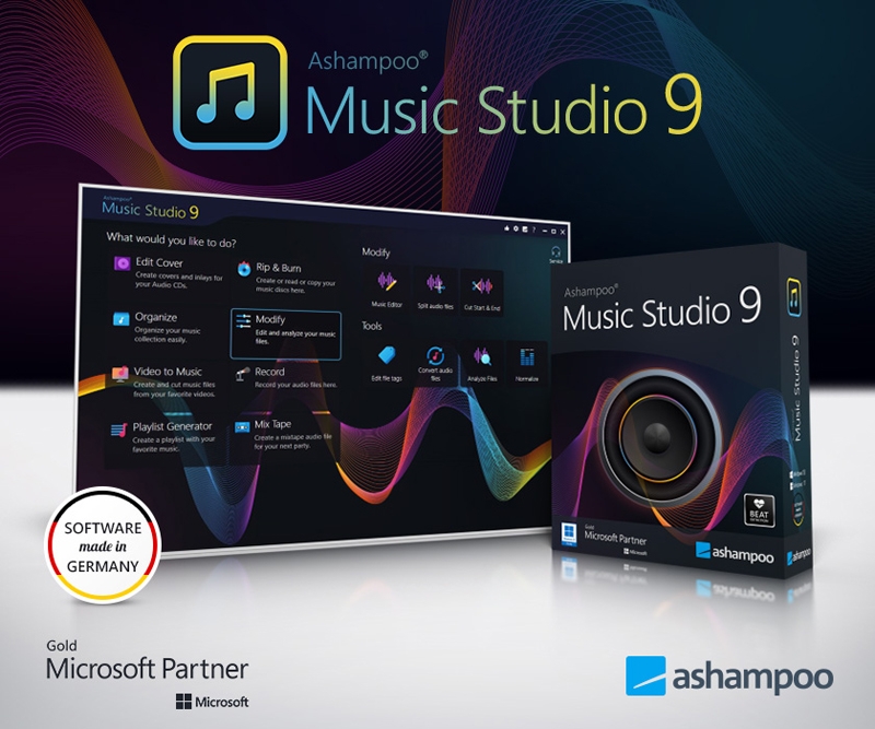 Ashampoo Music Studio 9 buy Ashampoo Music Studio 9 Key